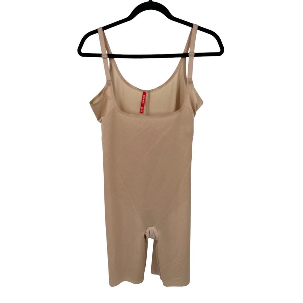 Spanx Bodysuit 10235R Thinstincts 2.0 open bust mid thigh size 1X - Picture 2 of 7